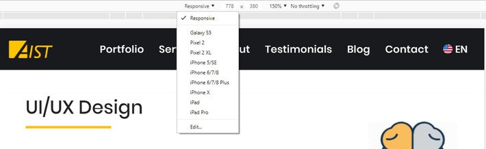 Check the website look on different devices from desktop - How to Check Website Quality